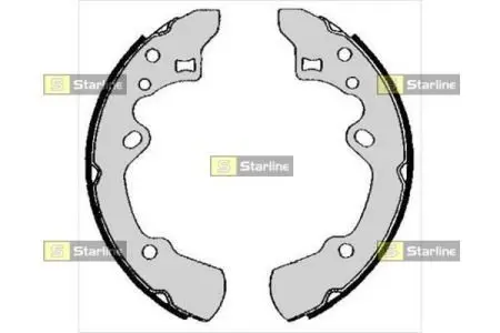 Тормозные колодки барабанные STARLINE BC 05620