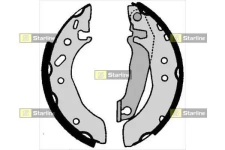 Тормозные колодки барабанные STARLINE BC 06030