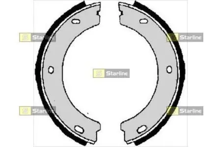 Гальмівні колодки барабанні STARLINE BC 06400
