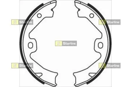 Гальмівні колодки барабанні STARLINE BC 08140