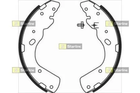Гальмівні колодки барабанні STARLINE BC 08450
