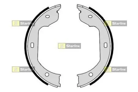 Гальмівні колодки барабанні STARLINE BC 09110