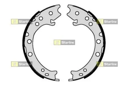 Тормозные колодки барабанные STARLINE BC 09420