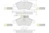 Тормозные колодки дисковые STARLINE BD S054 (фото 1)