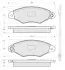 Тормозные колодки дисковые STARLINE BD S085 (фото 1)