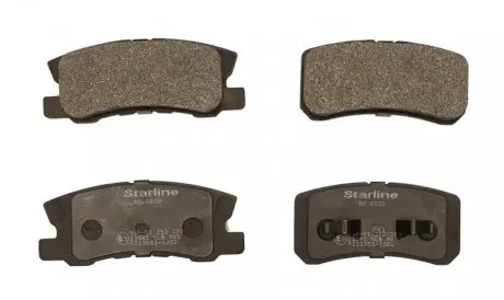 Гальмівні колодки дискові STARLINE BD S220