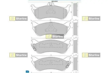Автозапчасть STARLINE BDS417