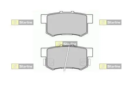 Тормозные колодки дисковые STARLINE BD S519