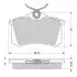 Тормозные колодки дисковые STARLINE BD S831P (фото 1)