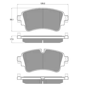 Гальмівні колодки дискові STARLINE BD S998