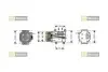 Комп-р кондиц. [OE XS4H19D629AA] FORD TRANSIT CONNECT / FIESTA / FOCUS STARLINE DKSTK0102 (фото 5)
