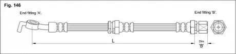 Гальмівний шланг STARLINE HA ST.1064