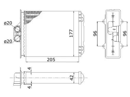 Радиатор отопления STARLINE OL6217