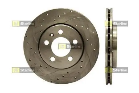 Диск тормозной перфорированный STARLINE PB0195S