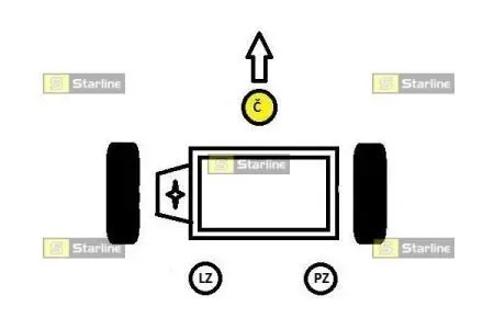 Опора двигуна та КПП STARLINE SM0033