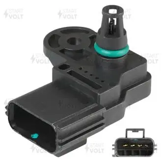 Датчик абсолютного давления Ford/Citroen Transit (06-)/Jumper (06-) 2.2D (VS-MP 1003) StartVOLT VSMP1003