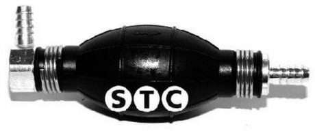 Насос подкачки топлива (груша)(угл/прям) 8mm (металл) STC T402009