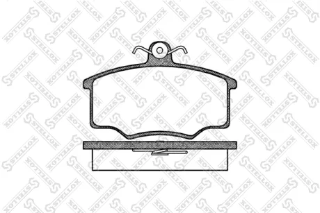 Колодки гальмівні передні (диск) STELLOX 057000SX