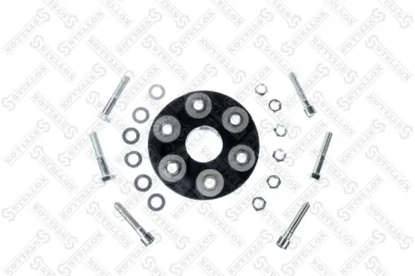 Фото 1 - муфта еластична карданного валу (з болтами) STELLOX 0710030SX Муфта еластична карданного валу (з болтами) STELLOX 0710030SX (фото 1)