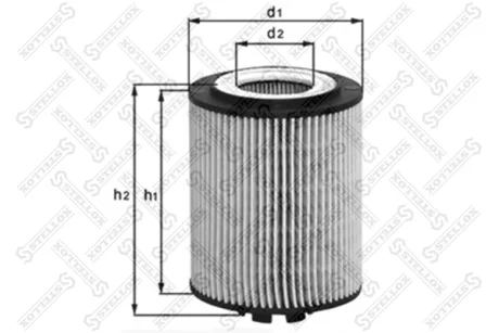 Фільтр масляний (картрідж) STELLOX 2050384SX