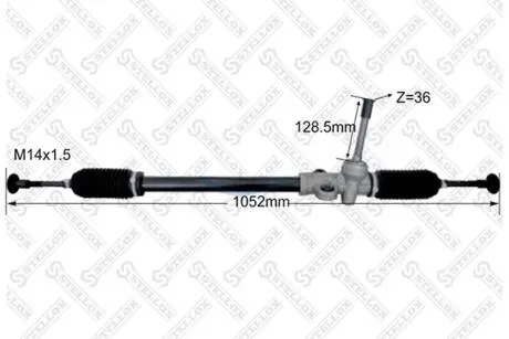 Рейка рульова STELLOX 3137270SX