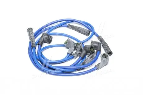 Провод в/в ВАЗ 2108-2109 синий силикон (компл.) (выр-во Струм.) Струм ЧП 01-10-002 (фото 1)