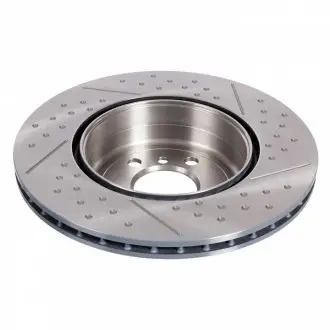Диск тормозной (задний) BMW 3 (F30/F80/F34)/4 (F36) 11- (345x24) SWAG 20105725