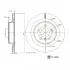 Диск тормозной (задний) BMW 1 (F40)/2 (F45)/X1 (F48) 13-(300x20) (с покрыт.) (с вент.) SWAG 33100918 (фото 2)