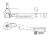 Наконечник рулевой тяги (L) Citroen C3 1.2 VTi/1.5/1.6 BluHDi16- SWAG 33104563 (фото 3)