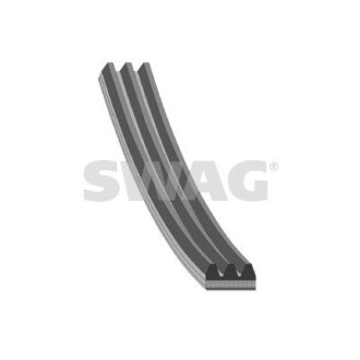 Ремінь генератора Citroen C3/C4/Peugeot 208/308 1.2 THP 13- SWAG 33104791