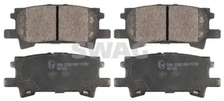Колодки гальмівні (задні) Lexus RX 03-08 SWAG 33105442