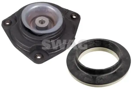 Подушка амортизатора (переднього) + підшипник Nissan Qashqai 07- (L) SWAG 33106278 (фото 1)