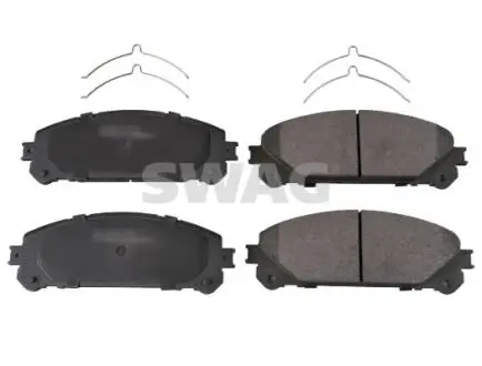 Колодки гальмівні (передніі) Toyota Rav4 20-/Highlander 19-/Kluger 21-/Suzuki Across 20- SWAG 33106383