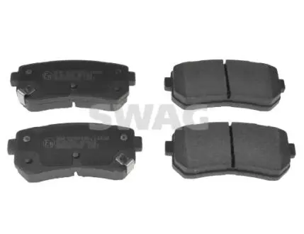 Комплект гальмівних колодок (задніх) Hyundai Accent/I20/I30/Ix35/Sonata/Kia Ceed/Rio/Sportage 1.2-3.3 05- SWAG 33106421
