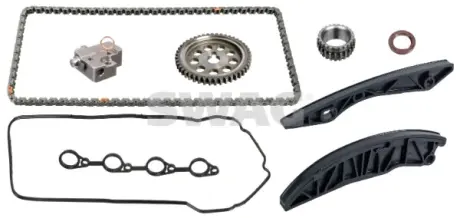 Комплект ГРМ (ланцюг + шестерня) HYUNDAI ACCENT IV, ELANTRA V, I20 I, I30, IX20, TUCSON, KIA CARENS III, CEED, CERATO I, CERATO II, PRO CEED, RIO III, SOUL I, SOUL II, VENGA 1.4-1.6LPG 05.06- SWAG 33107196