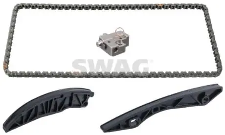 Комплект ланцюга ГРМ Hyundai i20/i30/ix20 1.4/1.6 07-/Kia Rio/Soul 1.4/1.6 11- (z=158) SWAG 33107444