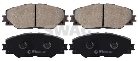 Колодки гальмівні (передні) Toyota Auris 10-18/Prius 08-/Rav4 III/IV 06- SWAG 33107515