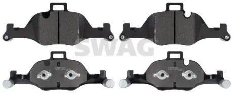 Колодки гальмівні (передні) BMW 3 (G20-21/G80-81)/X3-X6 18-/5 (G30/G31/F90)/6 (G32)/7 (G11/G12) 15- SWAG 33107624