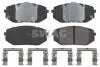 Тормозные колодки (передние) Hyundai Ioniq/Tucson 20- SWAG 33109107 (фото 1)