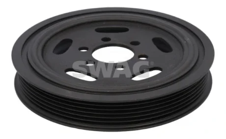 Шків колінчастого валу JAGUAR F-PACE, S-TYPE II, XF I, XF II, XF SPORTBRAKE, XJ LAND ROVER DISCOVERY IV, DISCOVERY V, RANGE ROVER IV, RANGE ROVER SPORT I, RANGE ROVER SPORT II 2.7D-3.0DH 06.04- SWAG 33111174