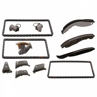 Комплект цепи ГРМ Hyundai H-1 (TQ)/Kia Sorento I (JC) 2.5CRDi 01- SWAG 91100140