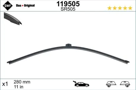 Wycieraczka pіaska OE 285 tyі AUDI BMW MERCEDES SWF 119505