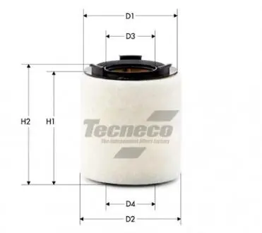 Фільтр повітряний VW Polo/Skoda Fabia II 09- Tecneco AR10822S