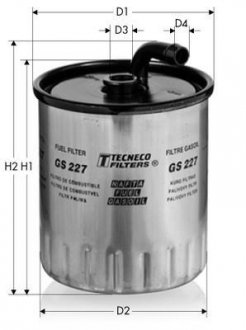 Фильтр топливный MB W203 (OM 611/612); G W461/463; Tecneco GS227