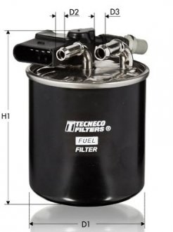 Фильтр топливный с датчиком воды MB A (W176) 160CDI/180CDI 12-18/B (W246/W242) 13-18/GLA (X156) 14- Tecneco GS82022 (фото 1)