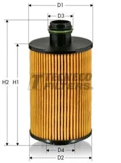 Фильтр масла Jeep 3,0 Diesel 11 Tecneco OL07018E