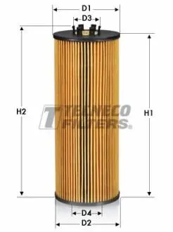 Фільтр масла VW Phaeton 4.2-6.0 02- Tecneco OL0835/1E