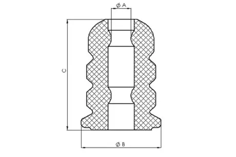 Монтажний комплект амортизатора TEDGUM TED70269