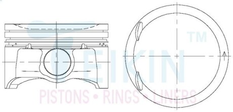 Поршень TEIKIN 42222050