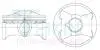 Поршень з пальцем STD (к-кт на двигун) SKYACTIV-G 2.5L 42223-STD TEIKIN 42223STD (фото 1)